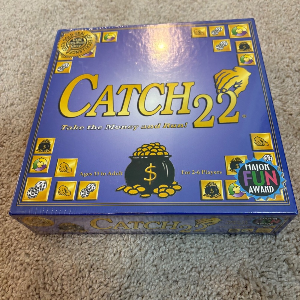 Catch 22 Board Game‎ Sealed NEW Take the Money and Run Ages 13 Plus 2 6 Players